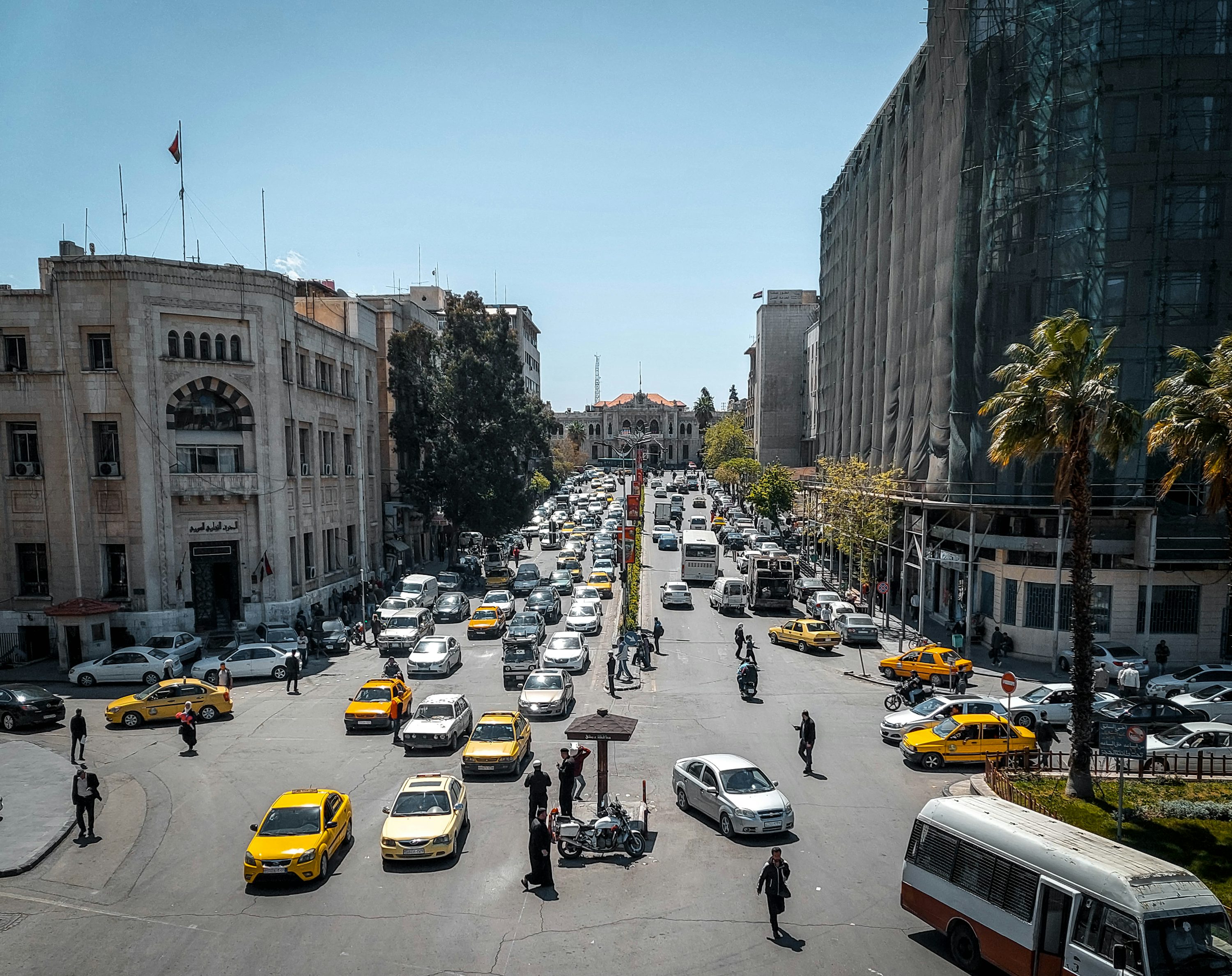 A real view of downtown Damascus